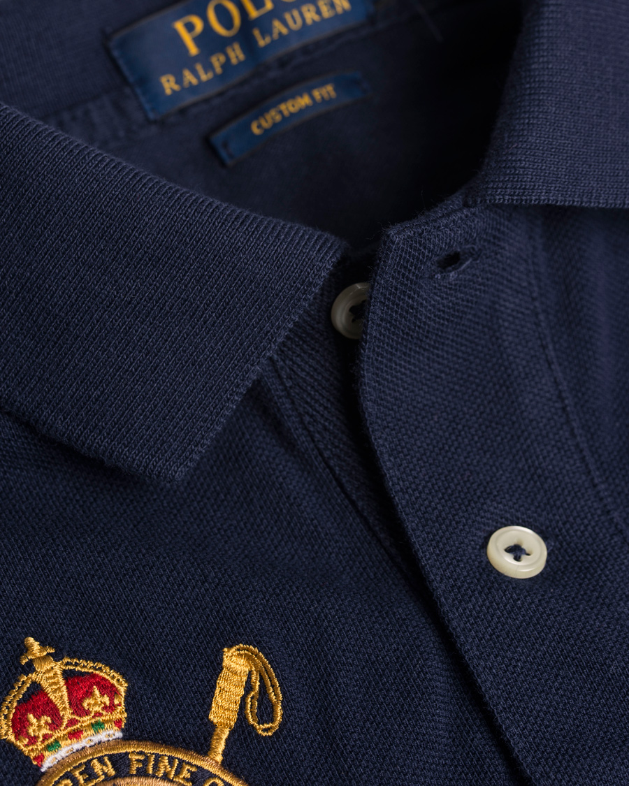 Homme | Polos | Polo Ralph Lauren | Blackwatch Diagonal Stripe Polo French Navy
