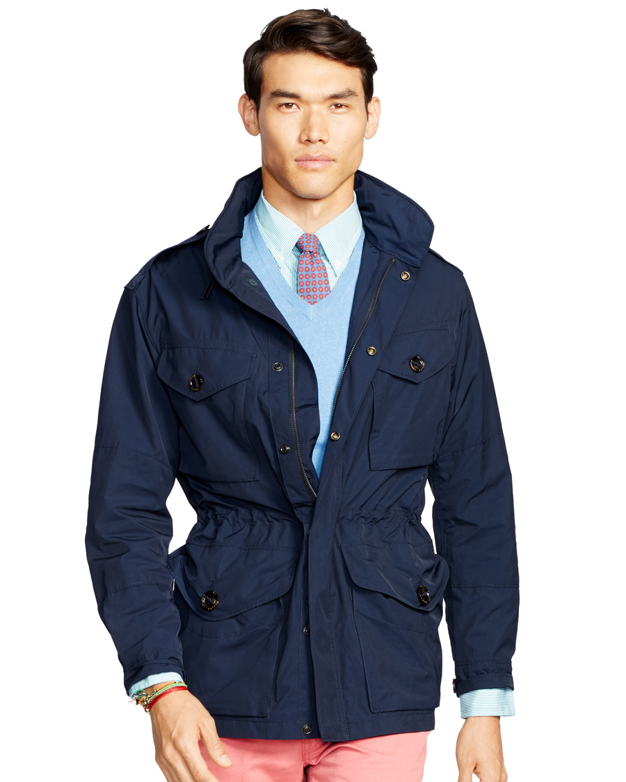 Homme | Manteaux Et Vestes | Polo Ralph Lauren | Canadian Combat Jacket Aviator Navy