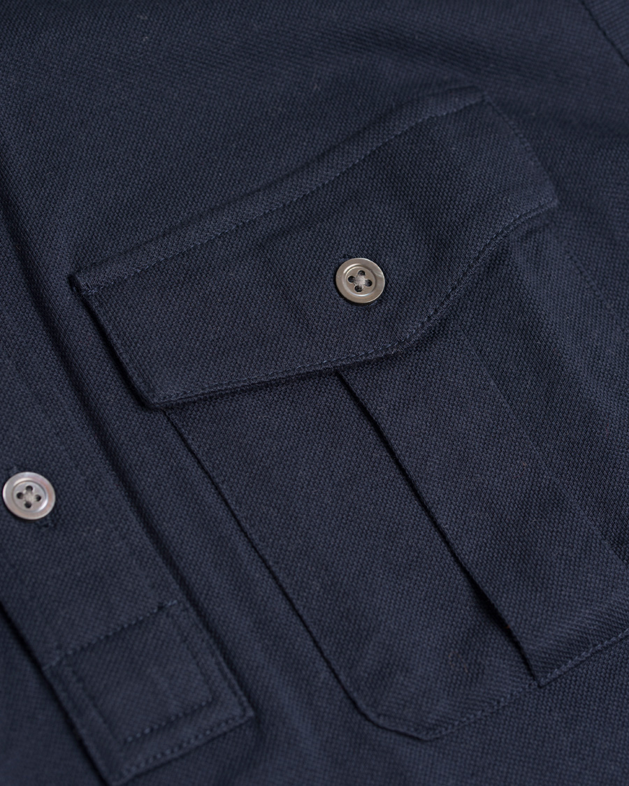 Heren | Truien | Polo Ralph Lauren | Moto Military Shirt Sweater Aviator Navy