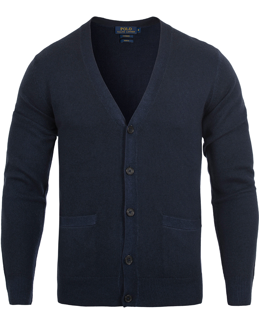 Homme | Pulls Et Tricots | Polo Ralph Lauren | Garment Washed Cashmere Cardigan Aviator Navy