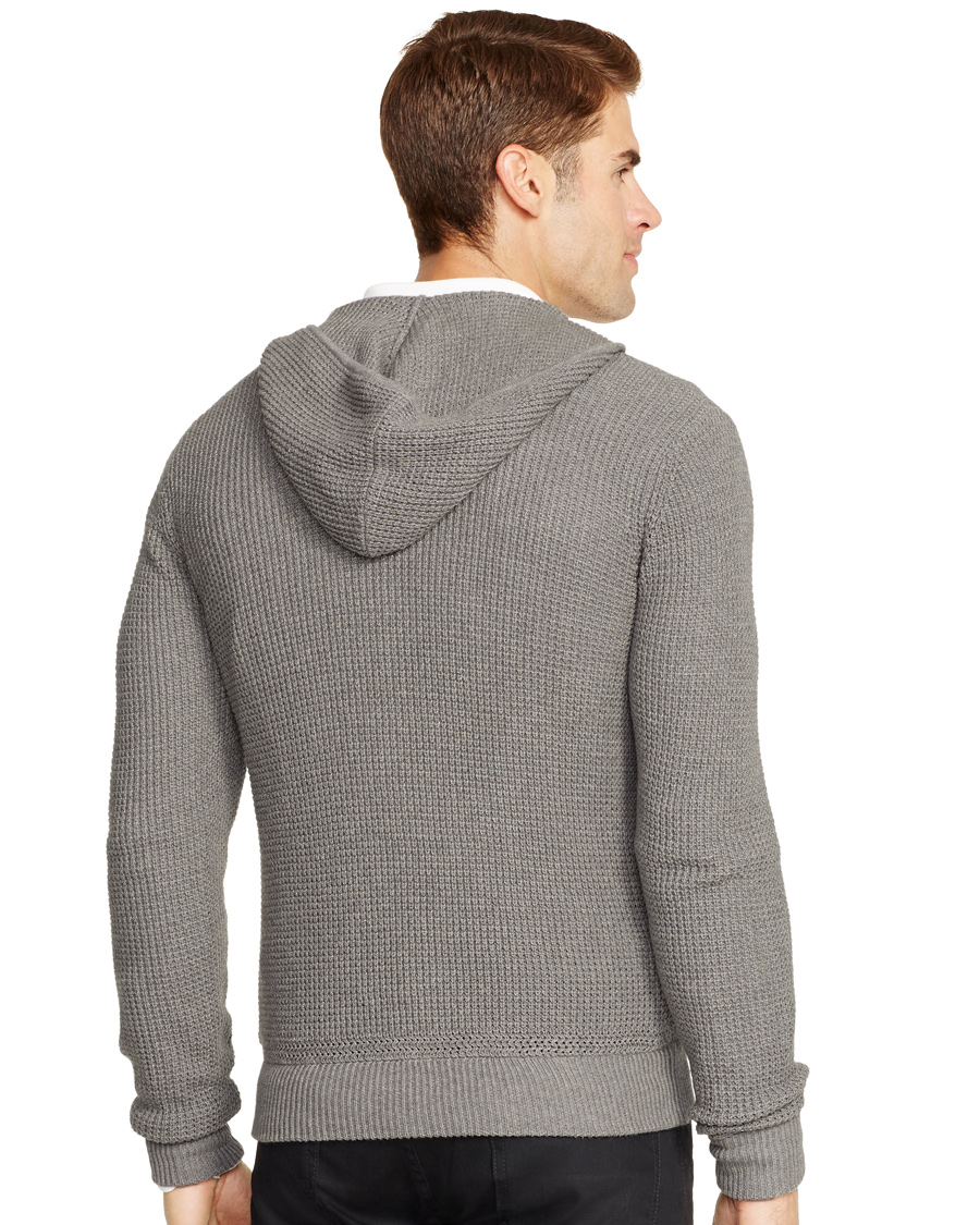 Homme | Pulls Et Tricots | Polo Ralph Lauren | Cotton/Cashmere Stone Washed Hoodie Medium Grey