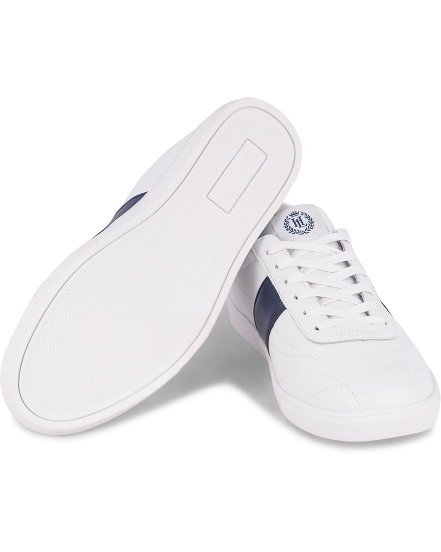 Homme | Henri Lloyd Wimbledon Trainer Sneaker White/Navy | Henri-Lloyd | Henri Lloyd Wimbledon Trainer Sneaker White/Navy