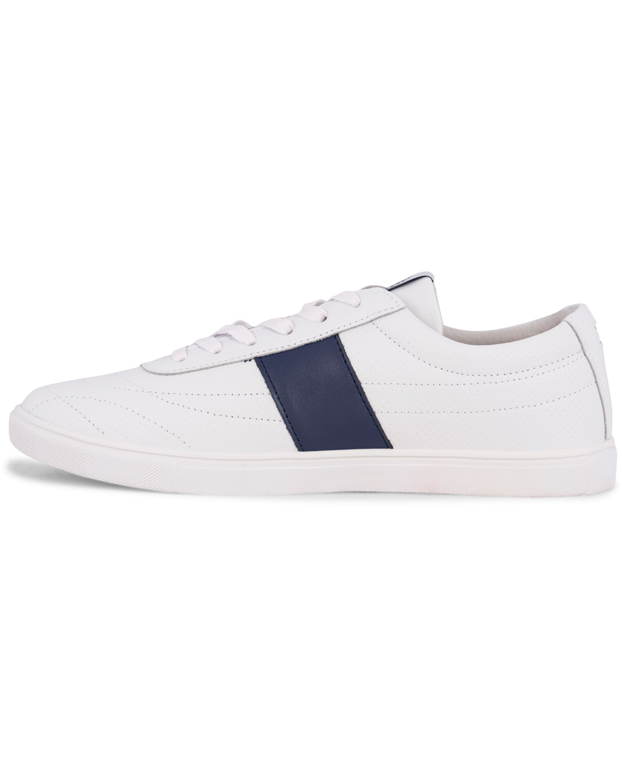 Homme | Henri Lloyd Wimbledon Trainer Sneaker White/Navy | Henri-Lloyd | Henri Lloyd Wimbledon Trainer Sneaker White/Navy