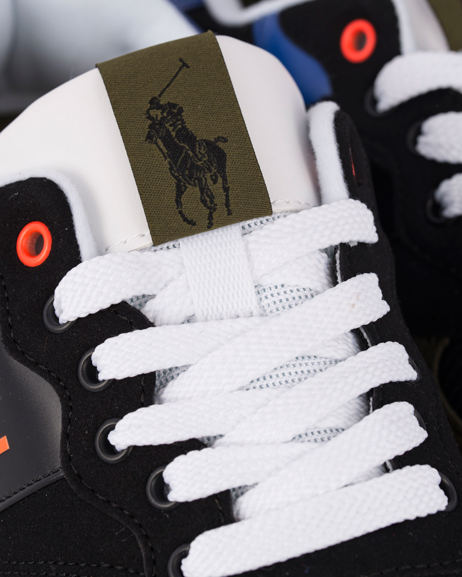 Homme | Polo Sport Ralph Lauren Slaton RL Running Sneaker Black/Orange | Polo Sport Ralph Lauren | Slaton RL Running Sneaker Black/Orange