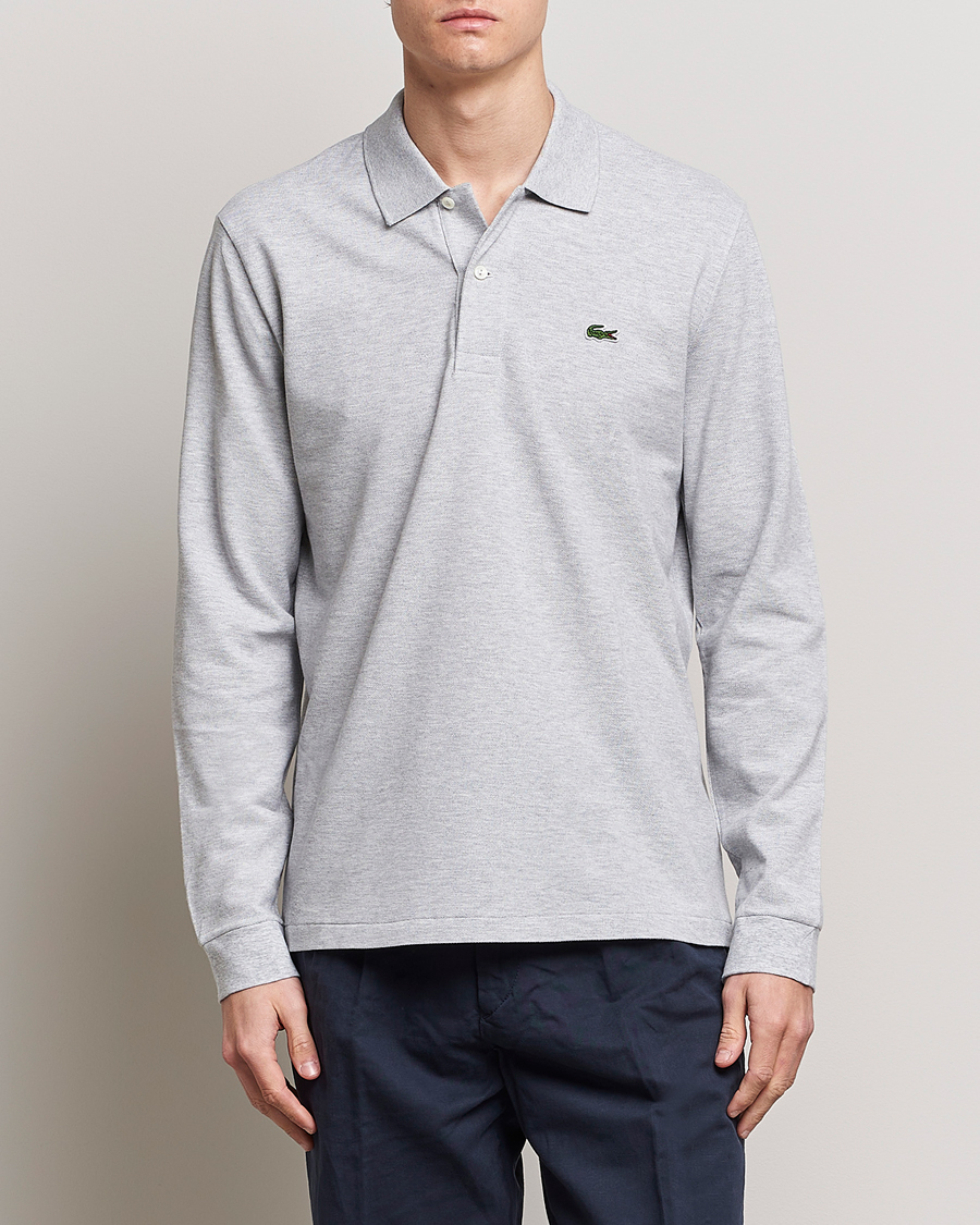 Homme | Pulls Et Tricots | Lacoste | Long Sleeve Polo Silver Shine