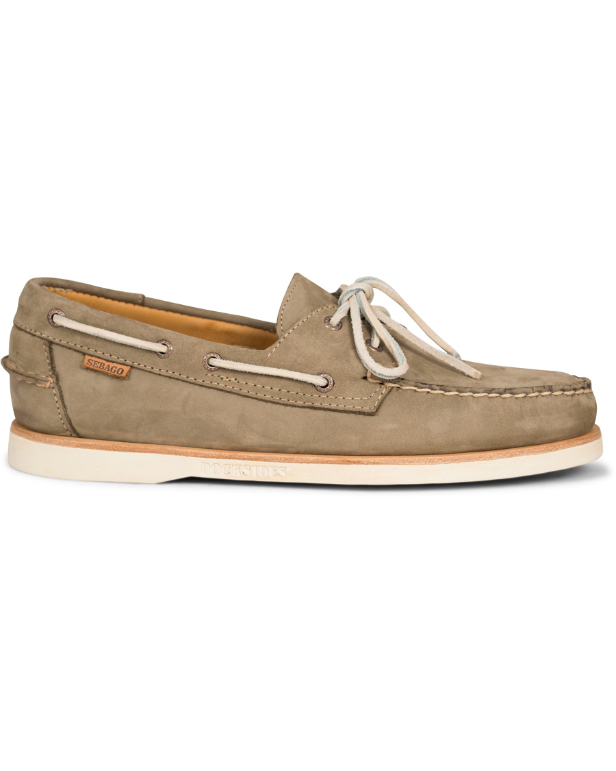 Homme | Sebago Premium Docksides Dark Taupe Nubuck | Sebago | Premium Docksides Dark Taupe Nubuck