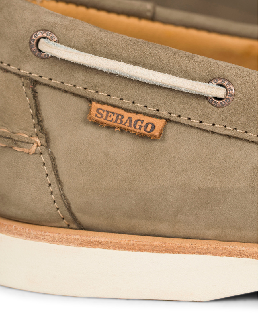 Homme | Sebago Premium Docksides Dark Taupe Nubuck | Sebago | Premium Docksides Dark Taupe Nubuck
