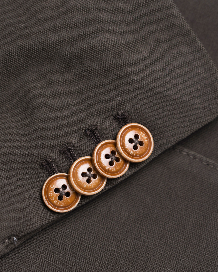 Heren | Blazers | Circolo 1901 | Jersey Patch Pocket Blazer Cocco Dark Brown
