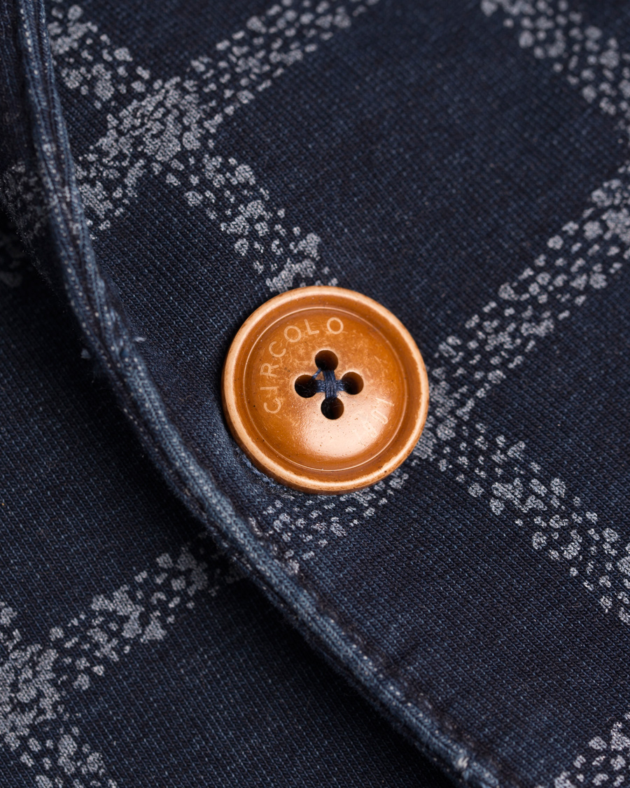 Homme | Blazers | Circolo 1901 | Jersey Check Club Blazer Indigo