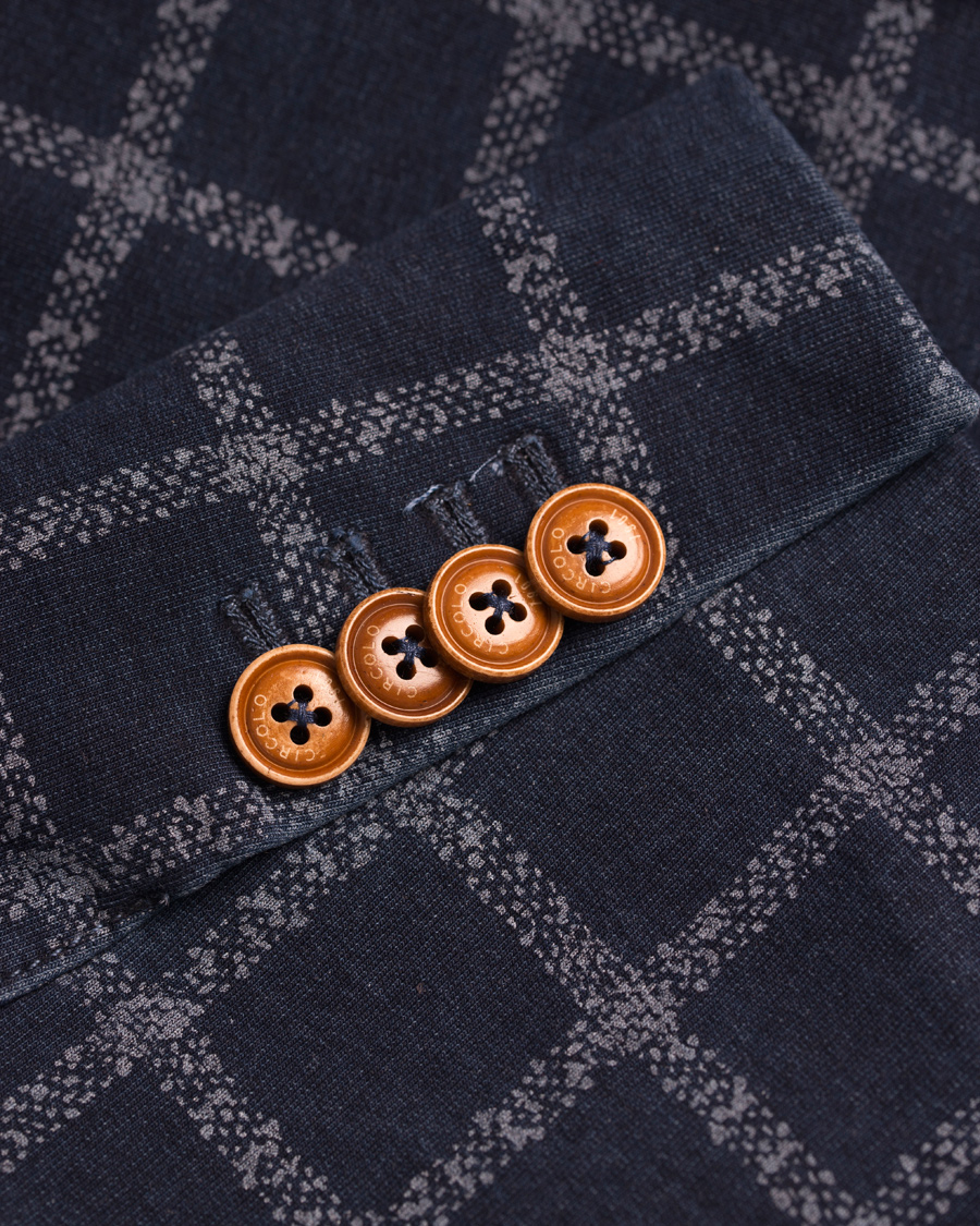 Homme | Blazers | Circolo 1901 | Jersey Check Club Blazer Indigo