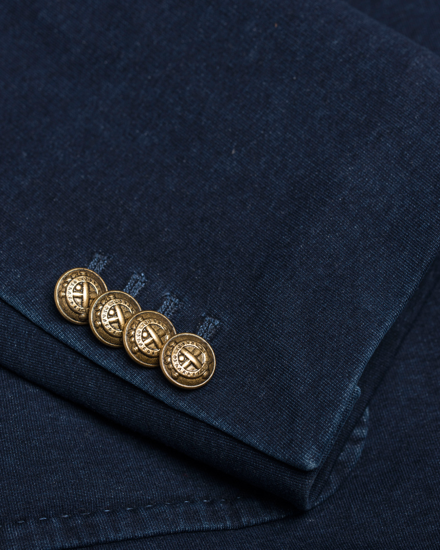 Homme | Blazers | Circolo 1901 | Jersey Double Breast Blazer Indigo
