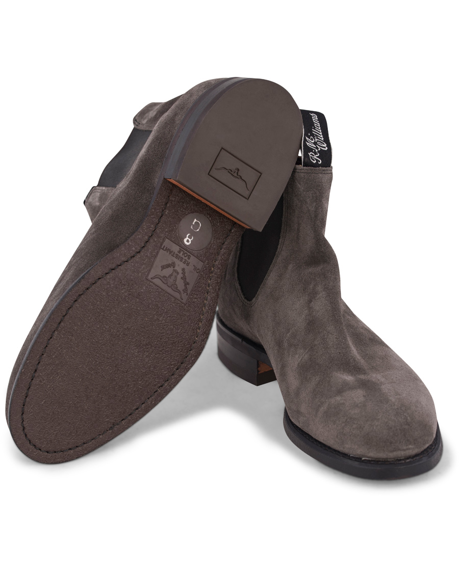 Homme | R.M.Williams Wentworth G Boot Suede Whisper Grey | R.M.Williams | Wentworth G Boot Suede Whisper Grey