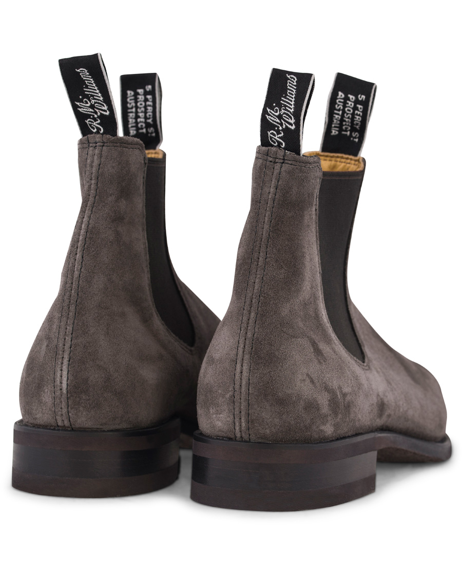 Homme | R.M.Williams Wentworth G Boot Suede Whisper Grey | R.M.Williams | Wentworth G Boot Suede Whisper Grey