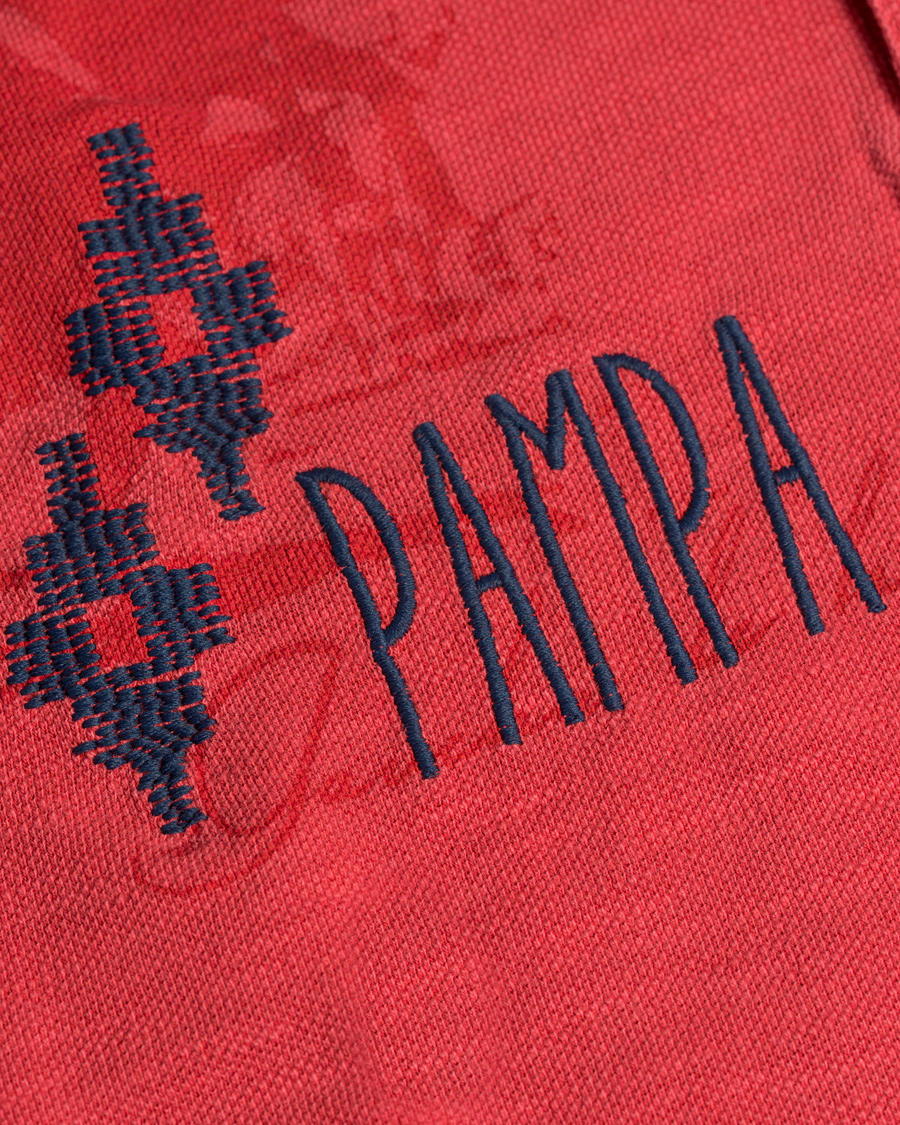 Homme | Polos | La Martina | Juarez Vintage Slub Pique Polo Cayenne Red XL