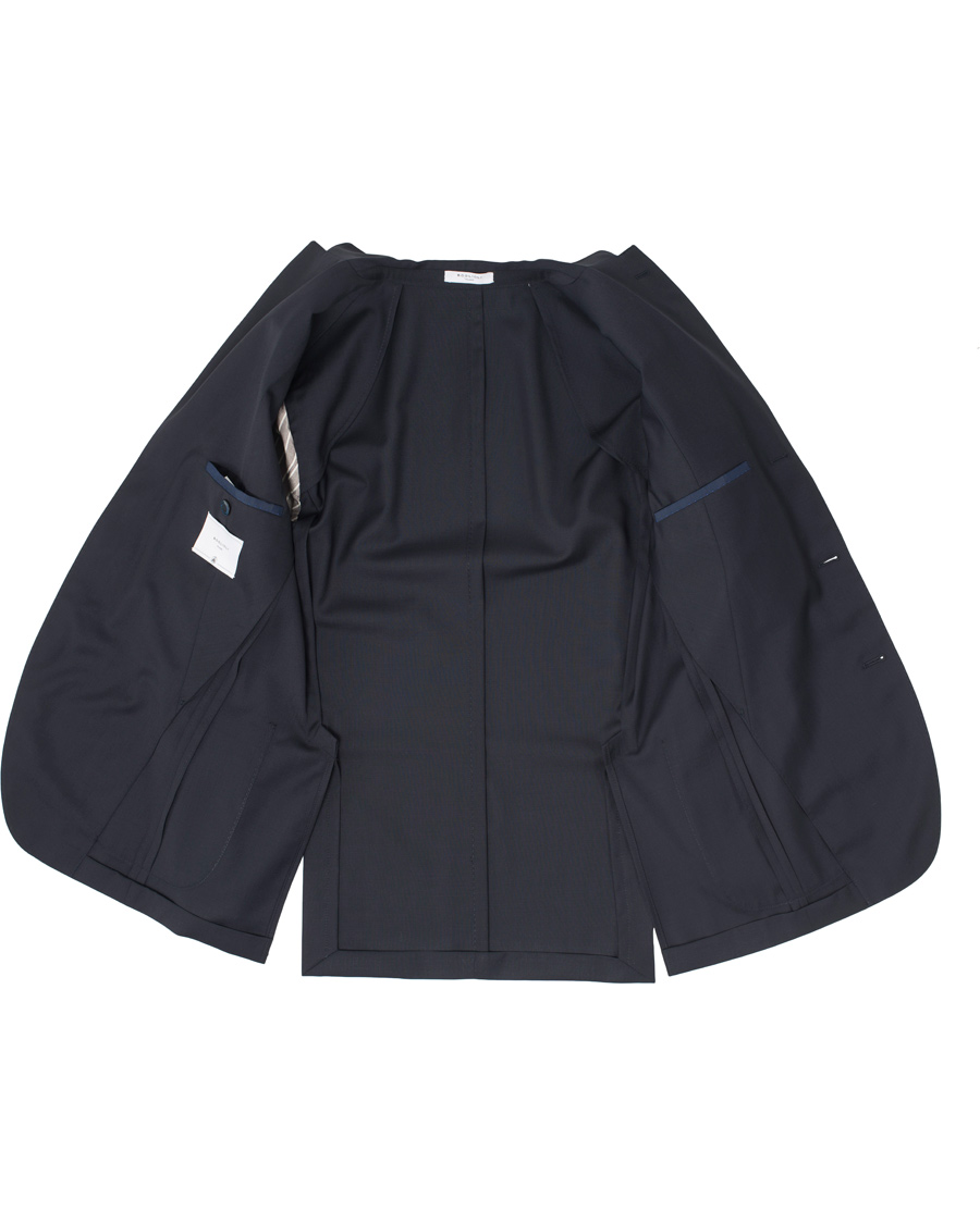 Heren | Pakken | Boglioli | Dover Patch Pocket Wool Suit Navy
