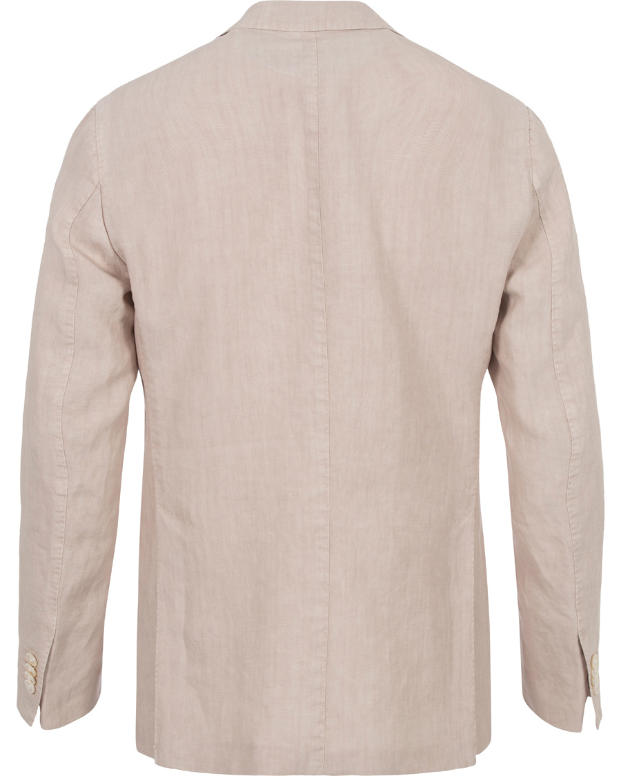 Homme | Blazers | Boglioli | K Jacket Patch Pocket Linen Blazer Natural