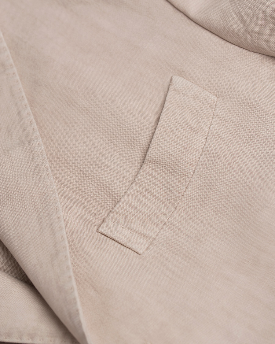 Homme | Blazers | Boglioli | K Jacket Patch Pocket Linen Blazer Natural