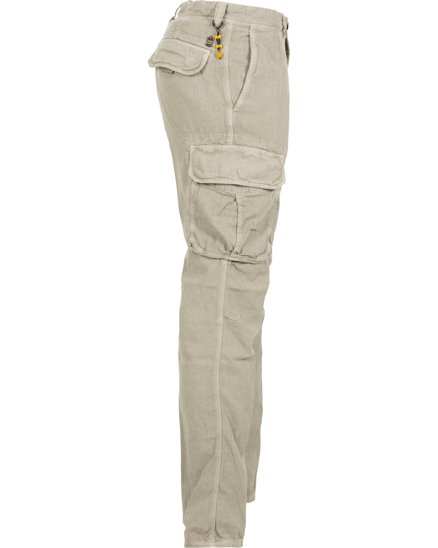 Homme | Pantalons | Incotex | Slim Fit Cargo Slacks Natural