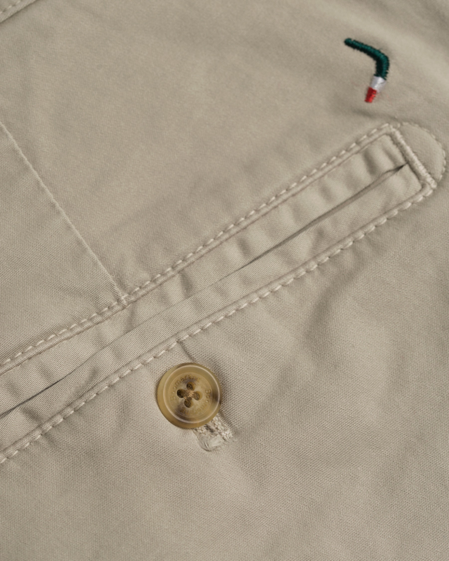 Homme | Shorts | Boomerang | Steve Satin Chino Shorts Beige