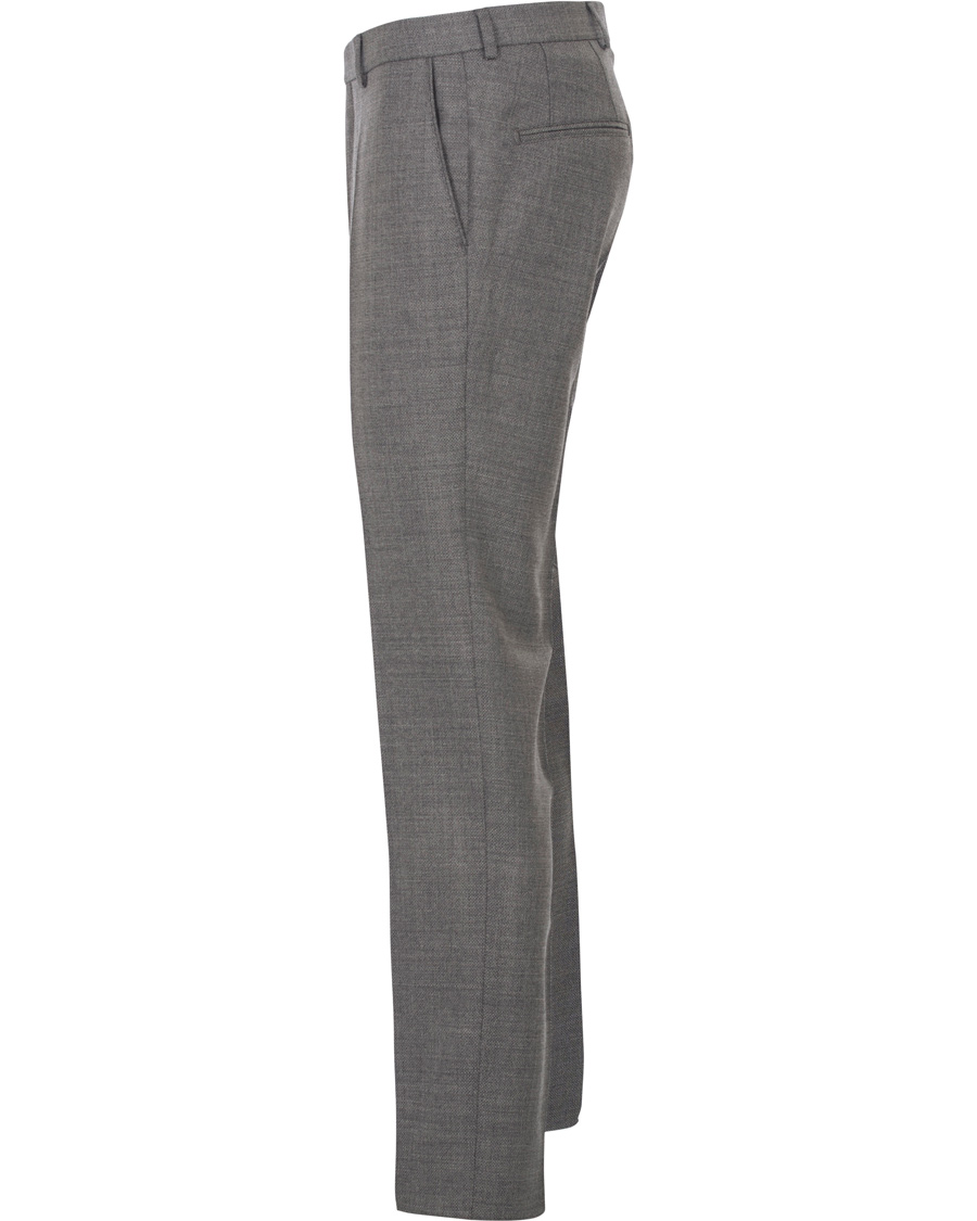 Homme | Pantalons | Oscar Jacobson | Damien Wool Trousers Grey