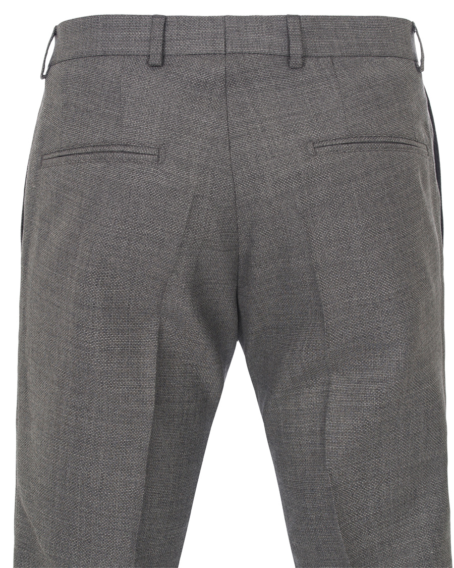 Homme | Pantalons | Oscar Jacobson | Damien Wool Trousers Grey