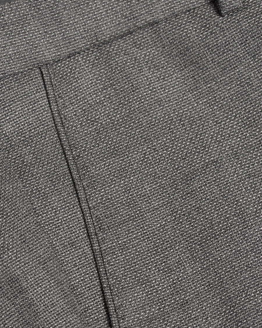 Homme | Pantalons | Oscar Jacobson | Damien Wool Trousers Grey