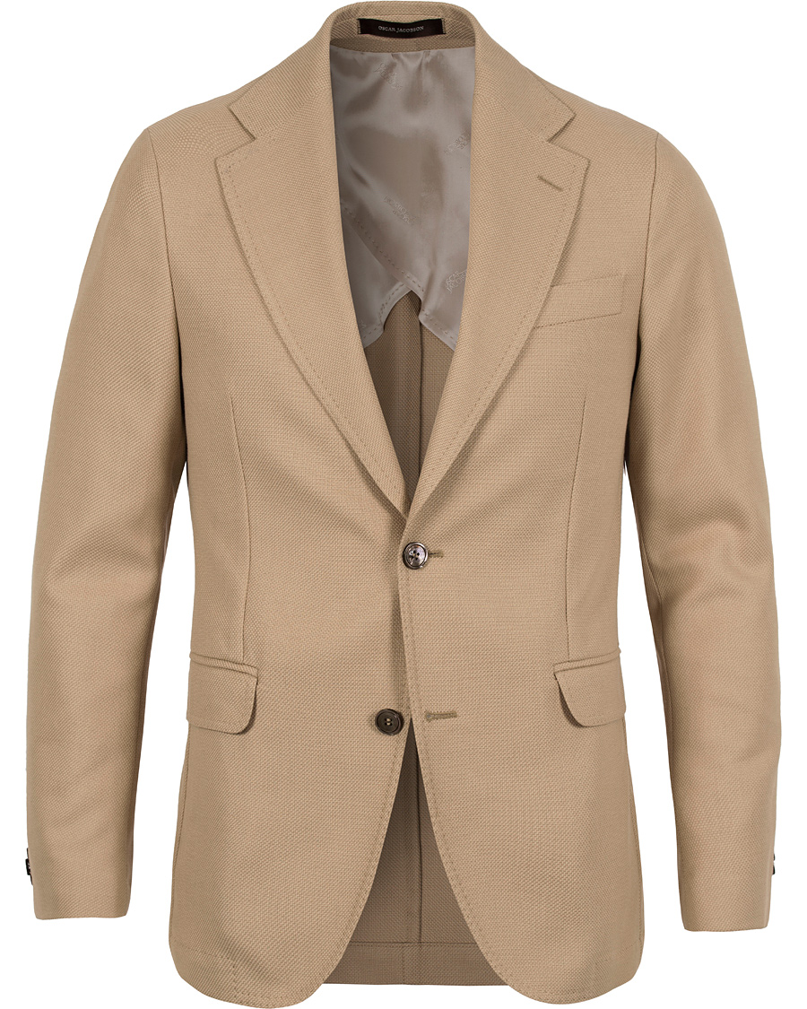 Homme | Blazers | Oscar Jacobson | Errold Wool/Cotton Blazer Cream