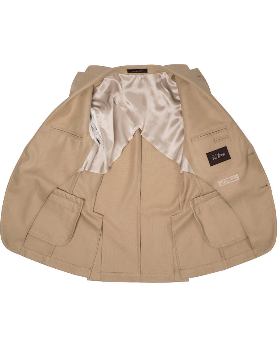 Homme | Blazers | Oscar Jacobson | Errold Wool/Cotton Blazer Cream