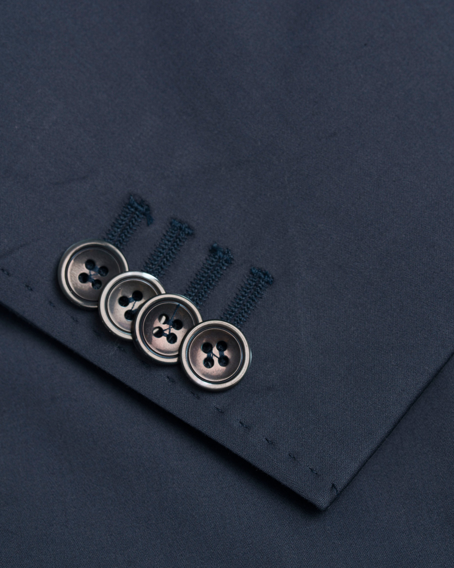 Homme | Costumes | Oscar Jacobson | Fellow Cotton Suit Navy