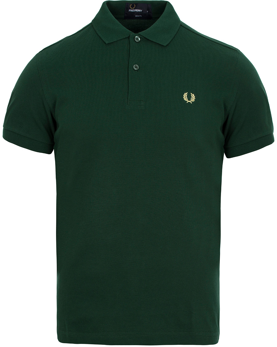 Homme | Polos | Fred Perry | Slim Fit Plain Polo Ivy Green