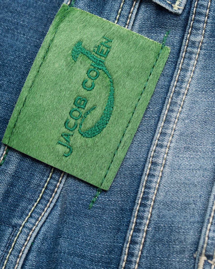 Homme | Jeans | Jacob Cohën | 622 Washed Slim Jeans Light Blue