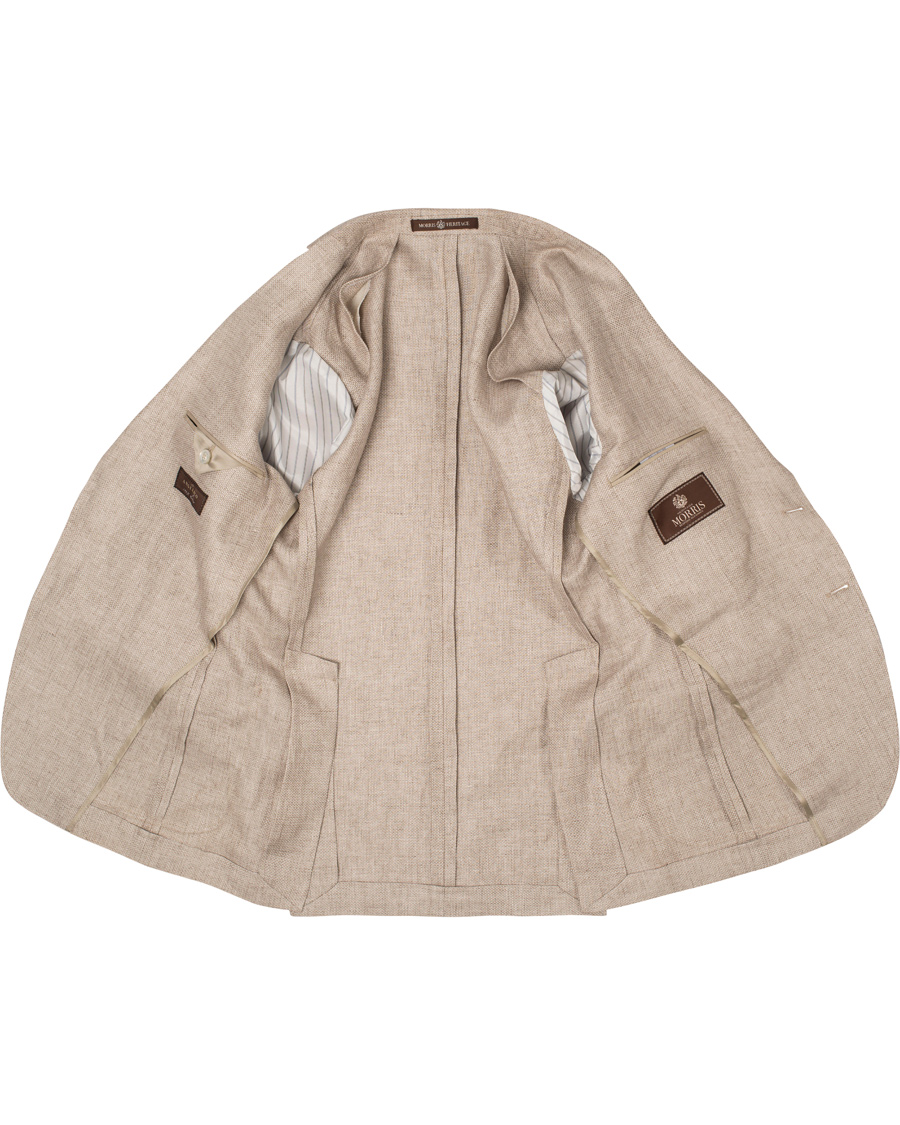Homme | Blazers | Morris Heritage | Edward Structure Linen Blazer Khaki