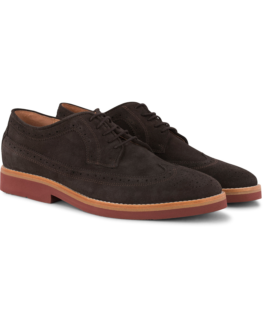 Heren | Morris Brouge Brown Suede | Morris | Brouge Brown Suede