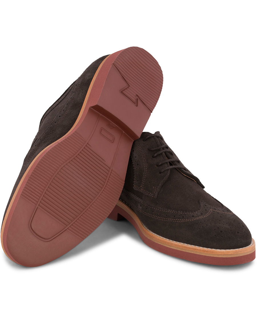 Heren | Morris Brouge Brown Suede | Morris | Brouge Brown Suede