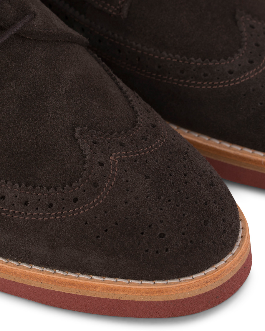 Heren | Morris Brouge Brown Suede | Morris | Brouge Brown Suede