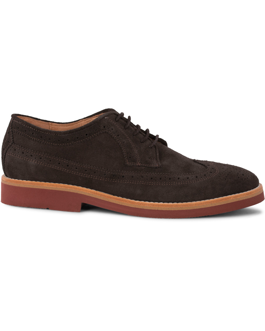 Heren | Morris Brouge Brown Suede | Morris | Brouge Brown Suede