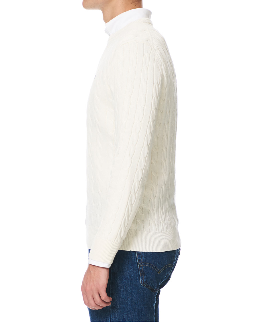 Homme | Pulls Et Tricots | Morris | Pima Cotton Cable Off White