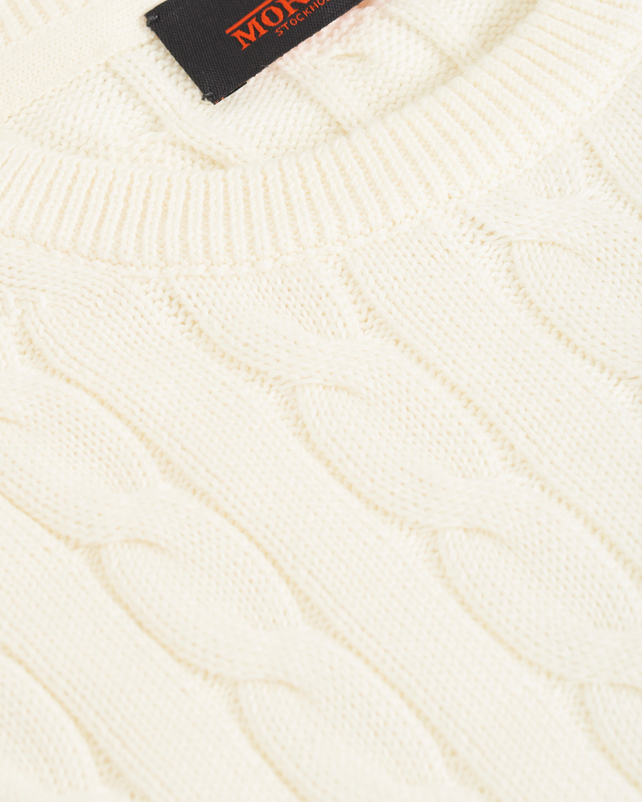 Homme | Pulls Et Tricots | Morris | Pima Cotton Cable Off White