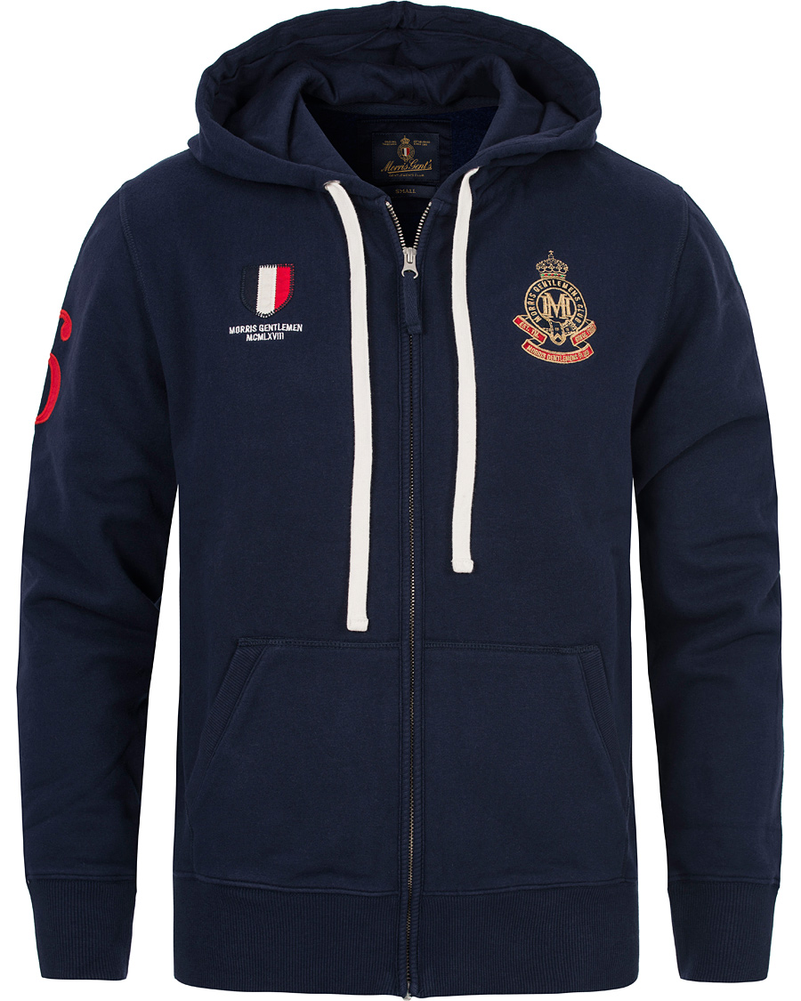 Homme | Pulls Et Tricots | Morris | Burlington Hood Old Blue