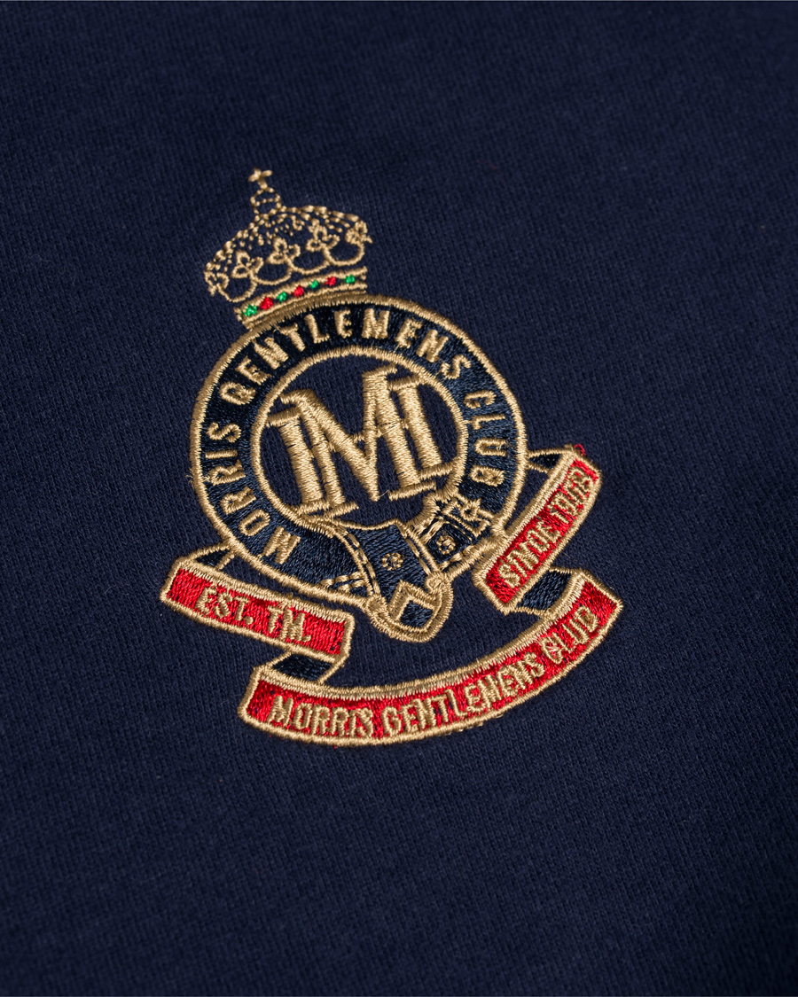 Homme | Pulls Et Tricots | Morris | Burlington Hood Old Blue