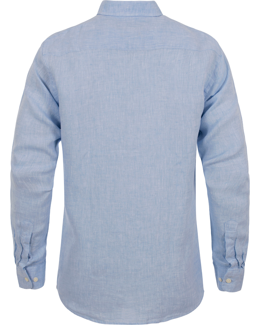 Homme | Chemises | Morris | Douglas Linen Shirt Light Blue