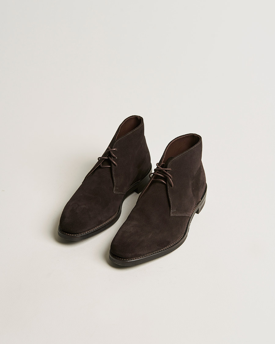 Homme | Bottes | Loake 1880 | Pimlico Chukka Boot Dark Brown Suede