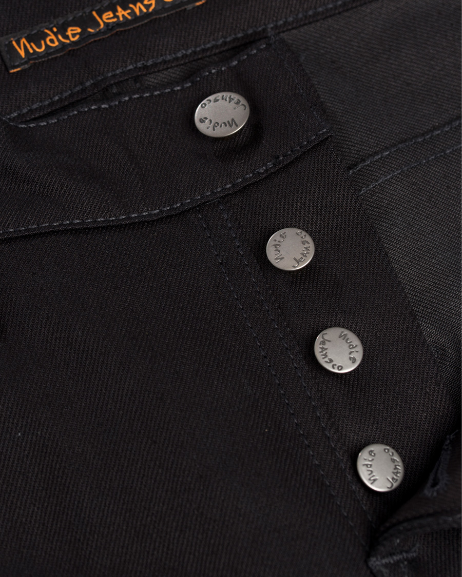 Homme | Jeans | Nudie Jeans | Grim Tim Organic Slim Fit Stretch Jeans Black Ring