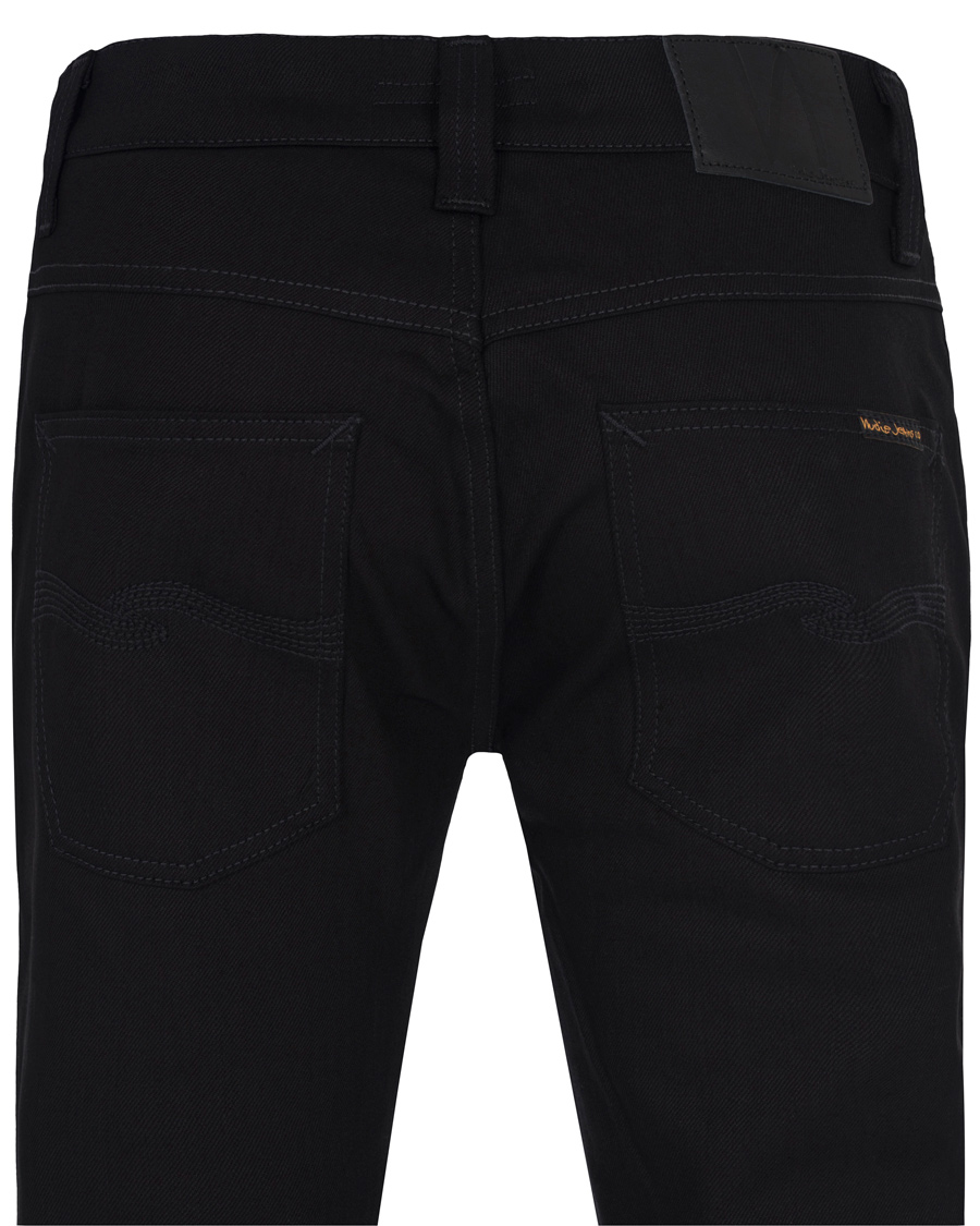 Homme | Jeans | Nudie Jeans | Grim Tim Organic Slim Fit Stretch Jeans Black Ring