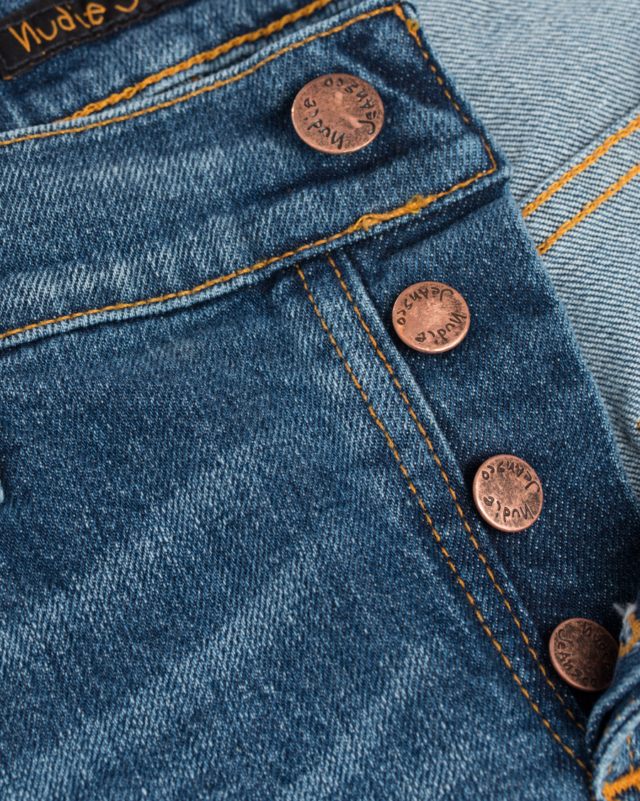 Homme | Jeans | Nudie Jeans | Grim Tim Organic Slim Fit Stretch Jeans Coast Blues