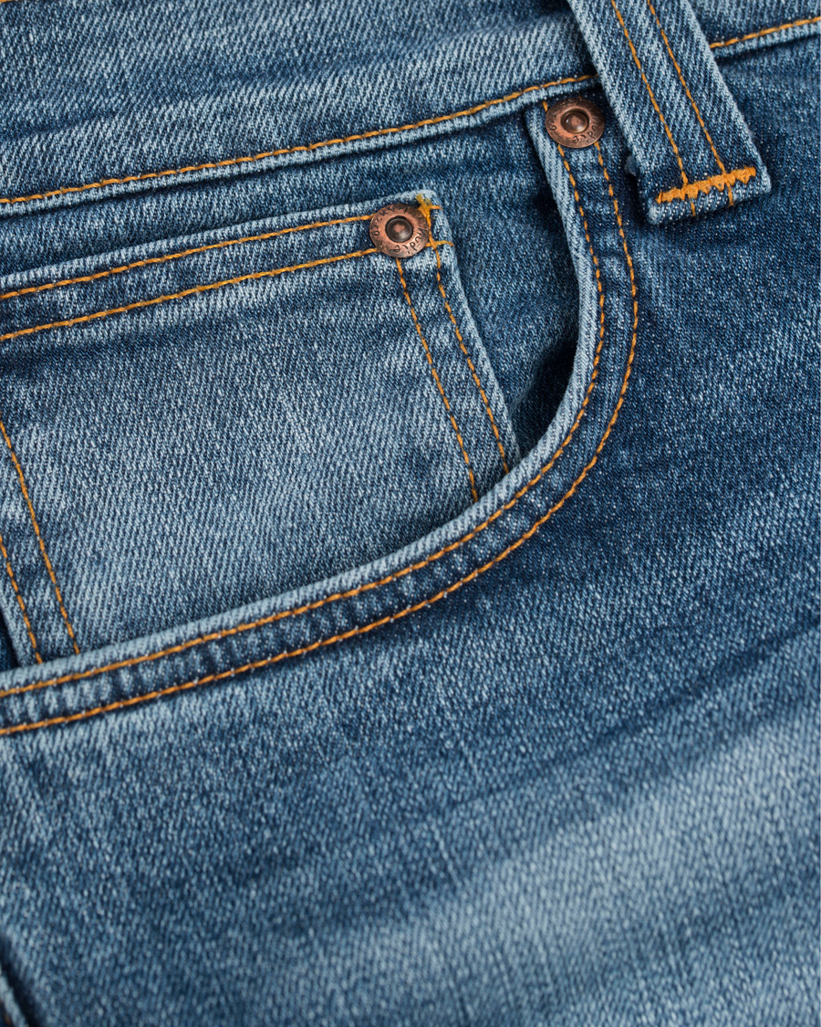 Homme | Jeans | Nudie Jeans | Grim Tim Organic Slim Fit Stretch Jeans Coast Blues