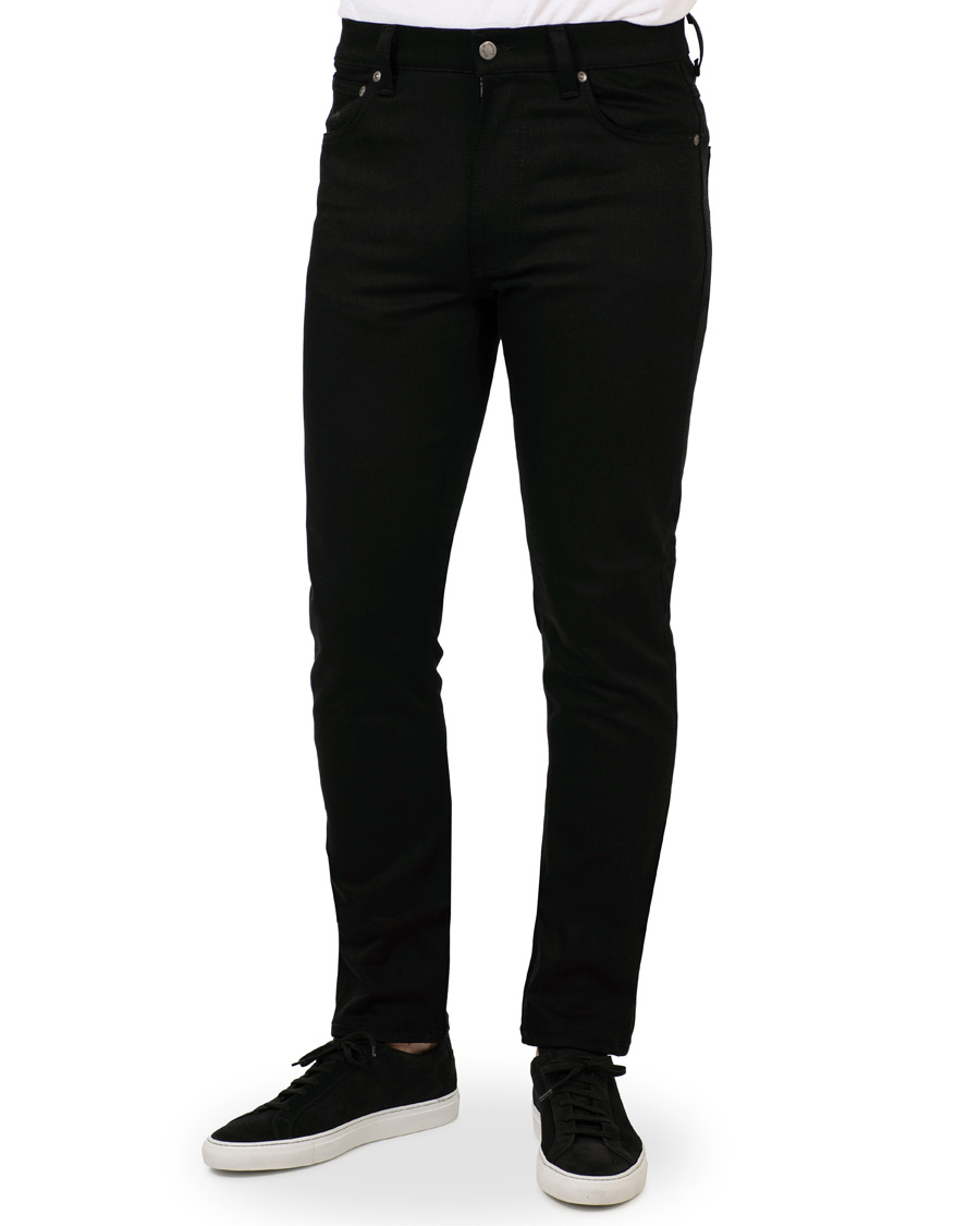 Homme | Jeans | Nudie Jeans | Lean Dean Organic Slim Fit Stretch Jeans Dry Cold Black