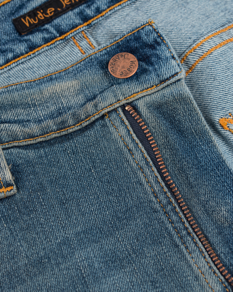 Homme | Jeans | Nudie Jeans | Lean Dean Organic Slim Fit Stretch Jeans Natural Fade