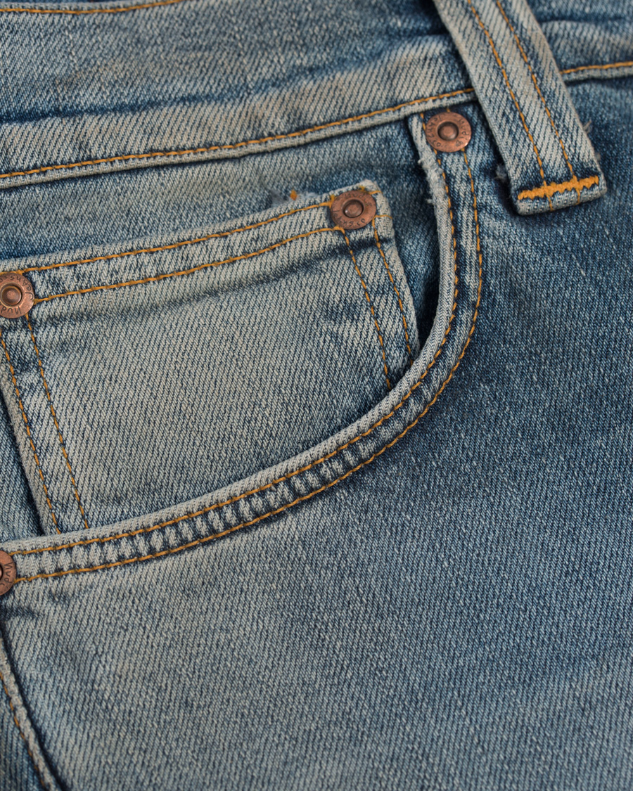 Homme | Jeans | Nudie Jeans | Lean Dean Organic Slim Fit Stretch Jeans Natural Fade