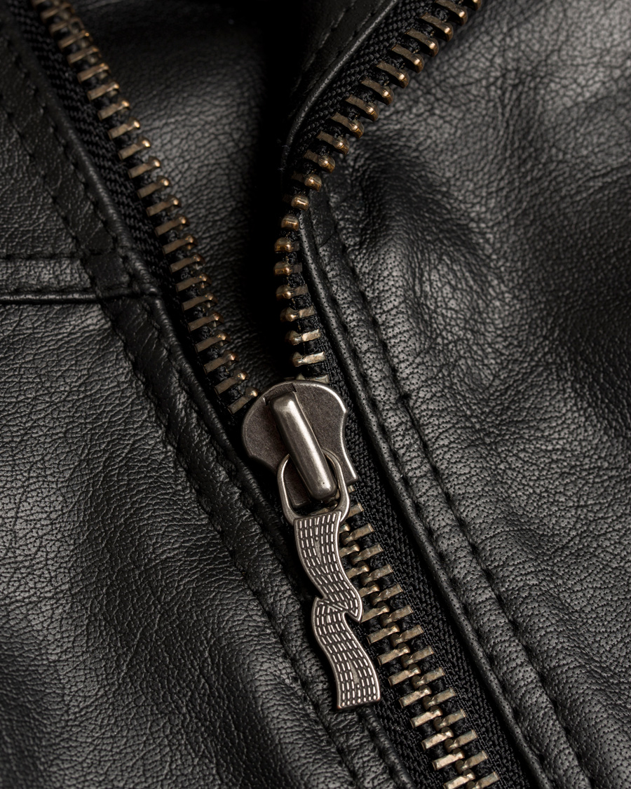 Homme | Manteaux Et Vestes | Nudie Jeans | Ziggy Punk Leather Jacket Black
